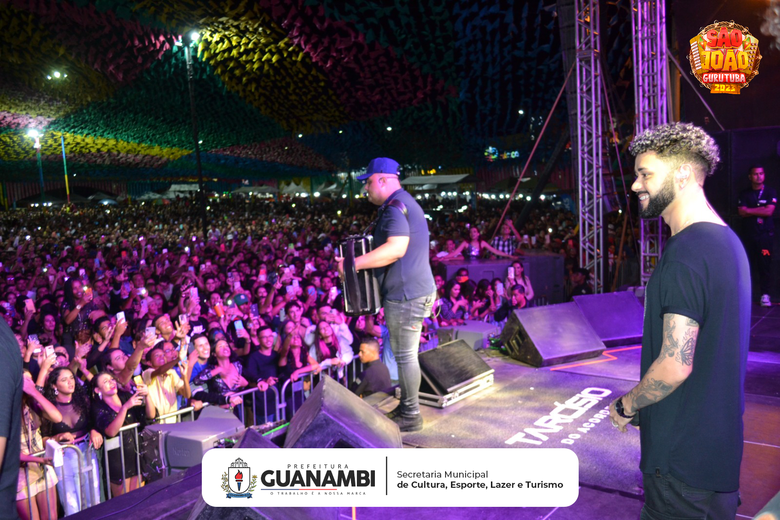 São João do Gurutuba atrai multidão em sua primeira noite
