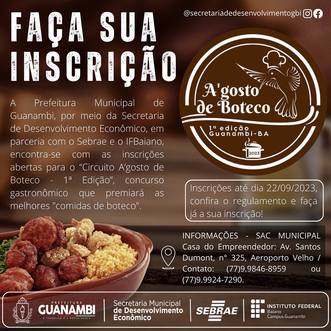 Concurso: Agosto de Boteco - 1ª edição